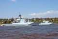 HMS Severn and HMS Mersey are two River class offshore patrol vessels of the Royal Navy