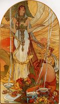 سلامبو، بريشة ألفونس موشا (1896).