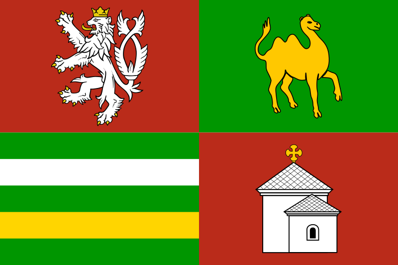 ملف:Flag of Plzen Region.svg