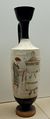 White-ground lekythos with a scene of mourning by the Reed painter, circa 420-410 BC, المتحف البريطاني.