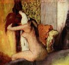 After the Bath, Woman Drying her Nape 1898, Musée d'Orsay, Paris, France