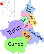 Map of region of Piedmont, Italy, with provinces-en.svg