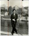 THE WRITER “Zurich is so clean that if you spilled minestra on the Bahnhofstrasse you could eat it right up without a spoon,” James Joyce said about the city, where this photograph was taken in 1937. He spent many hours in the Pfauen restaurant and cafe. Asked why he rarely drank red wine, he is quoted as saying: “White wine is like electricity. Red wine looks and tastes like a liquefied beefsteak.”