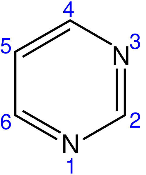 ملف:Pyrimidine 2D numbers.svg