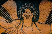 Fig. 10. Gorgon (detail); amphora, Munich, Staatliche Antikensammlungen 2312 (Early fifth century BC)[76]