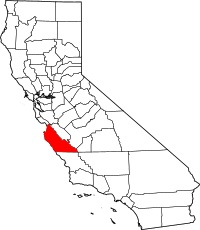 Location in the state of California