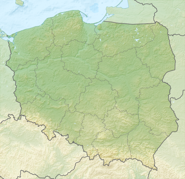 ملف:Relief Map of Poland.png