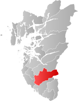 Bjerkreim داخل روگالاند