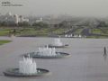 المدينة الجامعية كما تـُرى من الجامعة الأمريكية