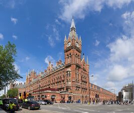 St Pancras railway station, London, England: 1863–1868