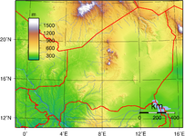 طبوغرافيا النيجر.