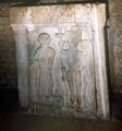Font from the 11th century (most likely a depiction of Petar Krešimir IV or Demetrius Zvonimir)