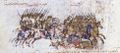 The Byzantines are defeated by Aplesphares (Fol. 229r)