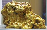 Gold nugget from Australia, nearly 9,000 g or 317 oz