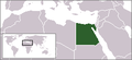 Location map for Egypt