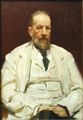 Study in white for group portrait of State Council by Repin. State Russian Museum, St Petersburg.