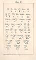 Archaic Sinhala numerals from Plate III of Gunasekera's A Comprehensive Grammar of Sinhalese Language.