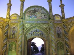 Entrance to the Citadel of Semnan