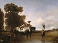 'Returning from Market', oil painting by Augustus Wall Callcott, c. 1834