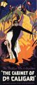 A poster for The Cabinet of Dr. Caligari directed by Robert Wiene