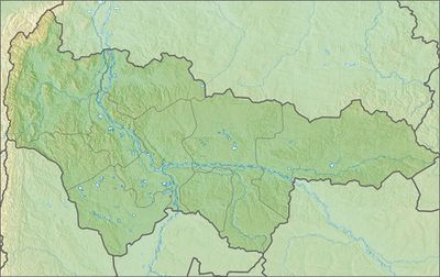 Location map Russia Khanty–Mansi Autonomous Okrug