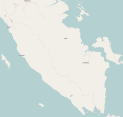 Palembang is located in جنوب سومطرة