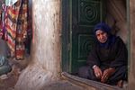 مسنة فلسطينية في جزيرة فاضل.