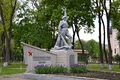 Mass grave of Soviet soldiers who died during World War II, Sobornyi square, Pokrovsk