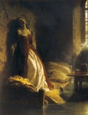 الأميرة تركانوڤا، في حصن پطرس وپولس في وقت الفيضان (نسخة لاحقة من 1864)