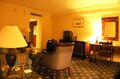 Hotel suite sitting room
