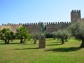 Walls of Alcazaba.