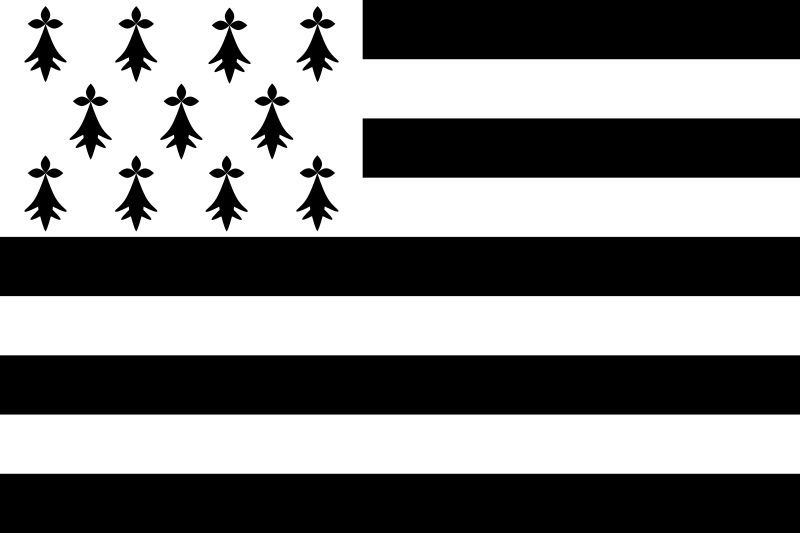ملف:Flag of Brittany.svg