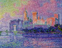 The Papal Palace, Avignon, oil on canvas, 1900, Musée d'Orsay, Paris