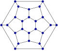 24-fullerene (Hexagonal truncated trapezohedron graph)
