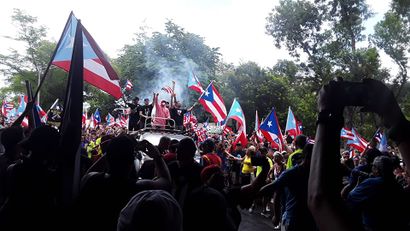 Protesters celebrate Ricardo Rossello resignation.jpg