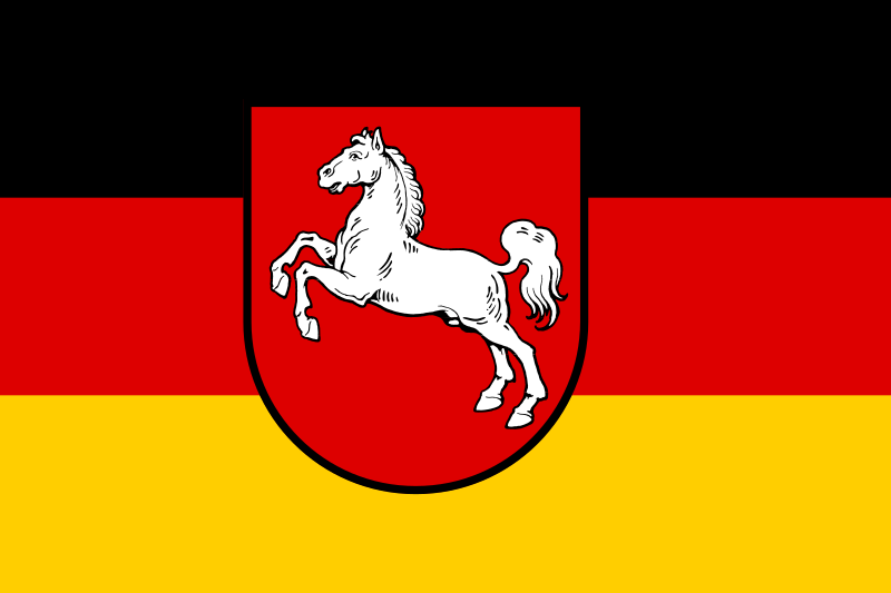 ملف:Flag of Lower Saxony.svg