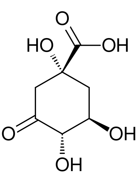 ملف:3-dehydroquinic-acid-Line-Structure.svg