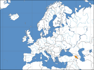 Location of أرمنيا