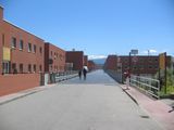 View from upper bridge of the University of Calabria (Università della Calabria), Rende, Italy.