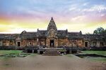 A Hindu temple in stone