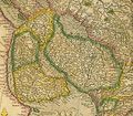 Gerard Mercator's map of 1595 showing Persian Gulf terminology (Mare di Mesendin olim Persicus sinus).
