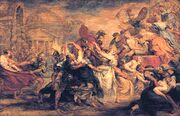 The Rape of the Sabine Women, پيتر پول روبنز (1634–36)