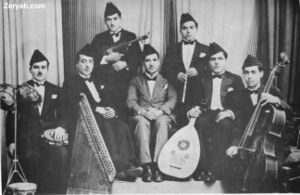 الإخوةصالح وداوود وفرقتهم في بغداد عام 1935.