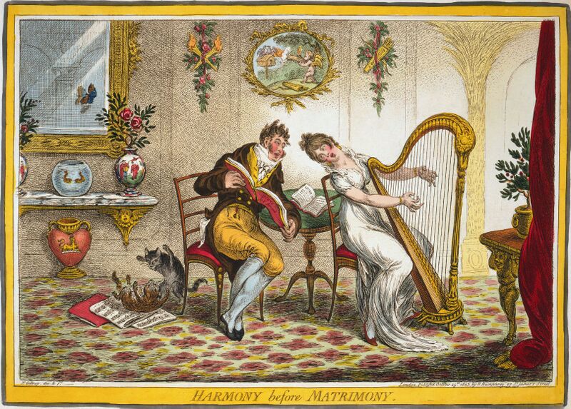 ملف:1805-Gillray-Harmony-before-Matrimony.jpg