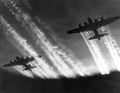 B-17 Propeller tip contrails