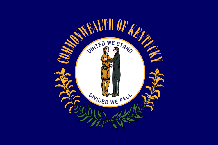 ملف:Flag of Kentucky.svg