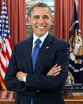 44th president of the United States and Nobel Peace Prize laureate Barack Obama (JD, 1991)[212][213]