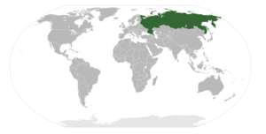 Location of روسيا