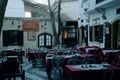 Dining al fresco in the so-called Folkloric Area of Nicosia (Laiki Yeitonia)