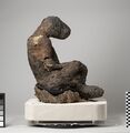 The animal is a male juvenile baboon (probably Papio Anubis) The head is padded with bandages. A rope-type element (probably twisted linen) was wrapped around it, followed by more textile, wrapping also around the whole body.[22]